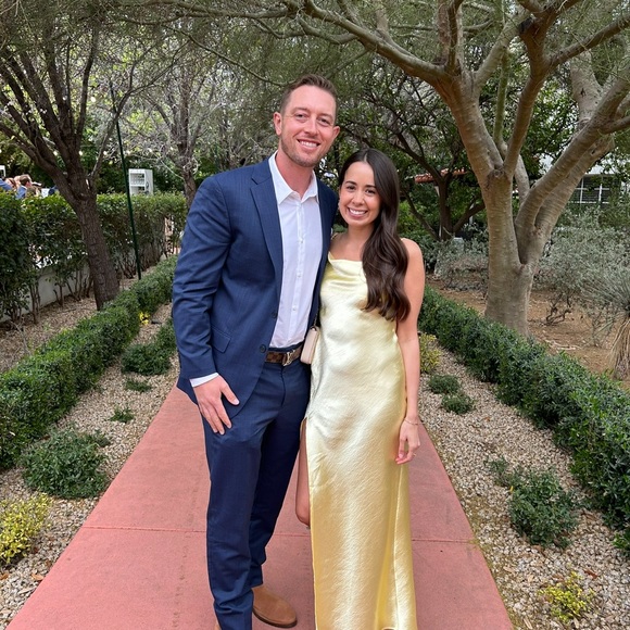 RESA River Slip Gown in Butter - Picture 4 of 4